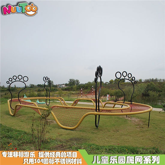 拓展訓練大型攀爬繩網(wǎng)設備價格_樂圖非標游樂